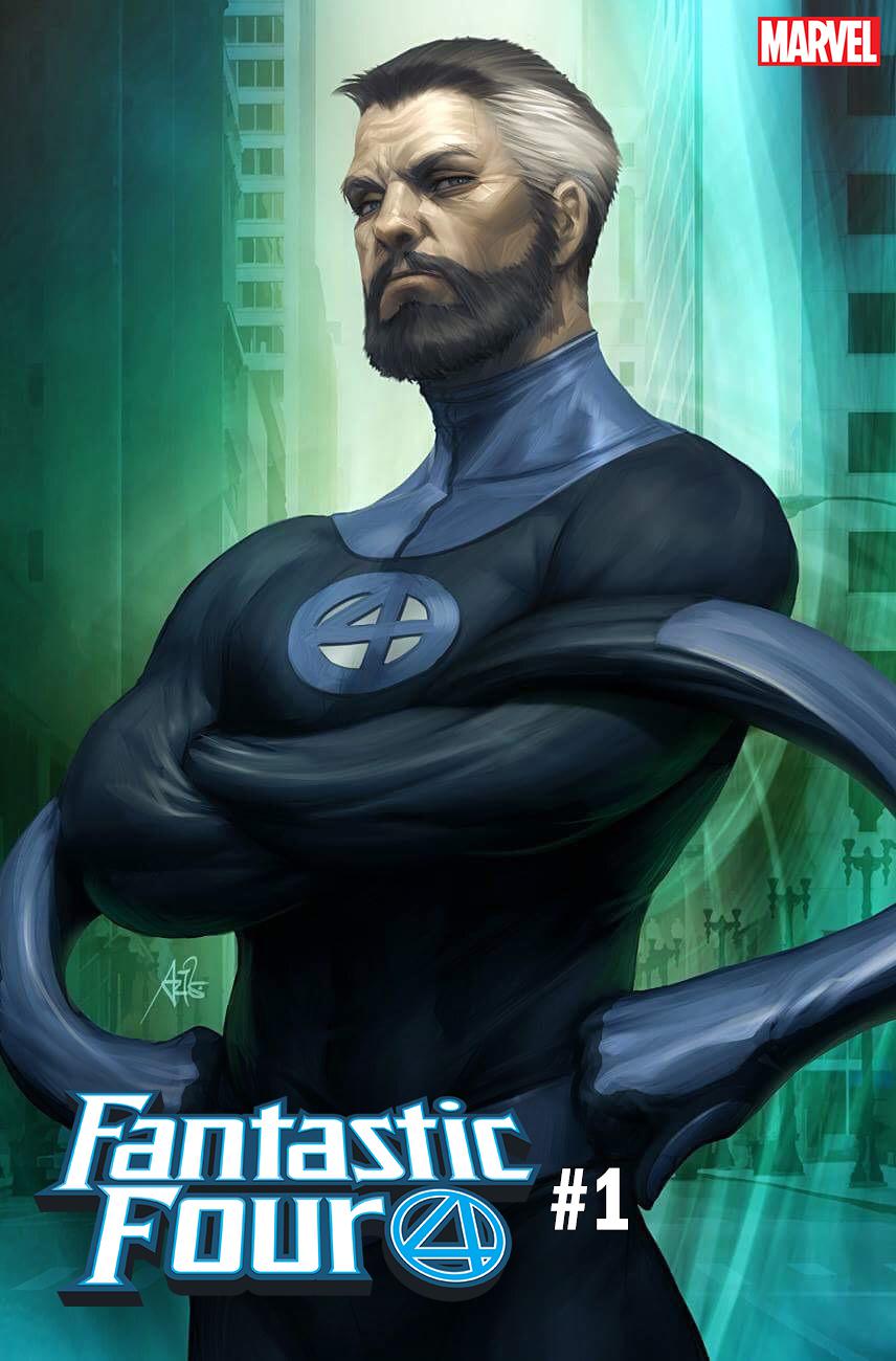 Fantastic Four Vol 6 #1 Cover E Variant Stanley Artgerm Lau Mr Fantastic Cover