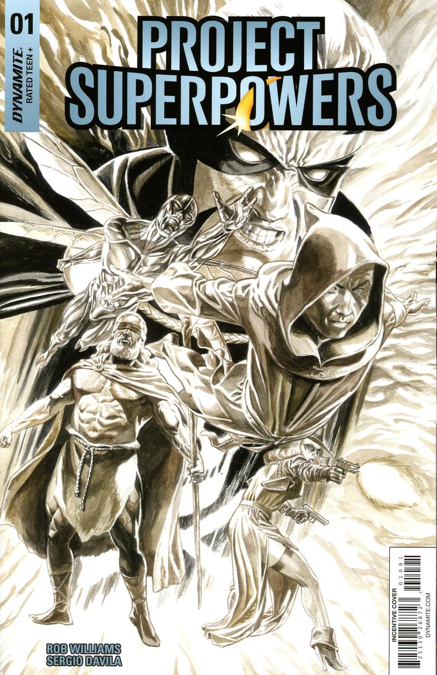 Project Superpowers Vol 3 #1 Cover I Incentive JG Jones Sepia Cover