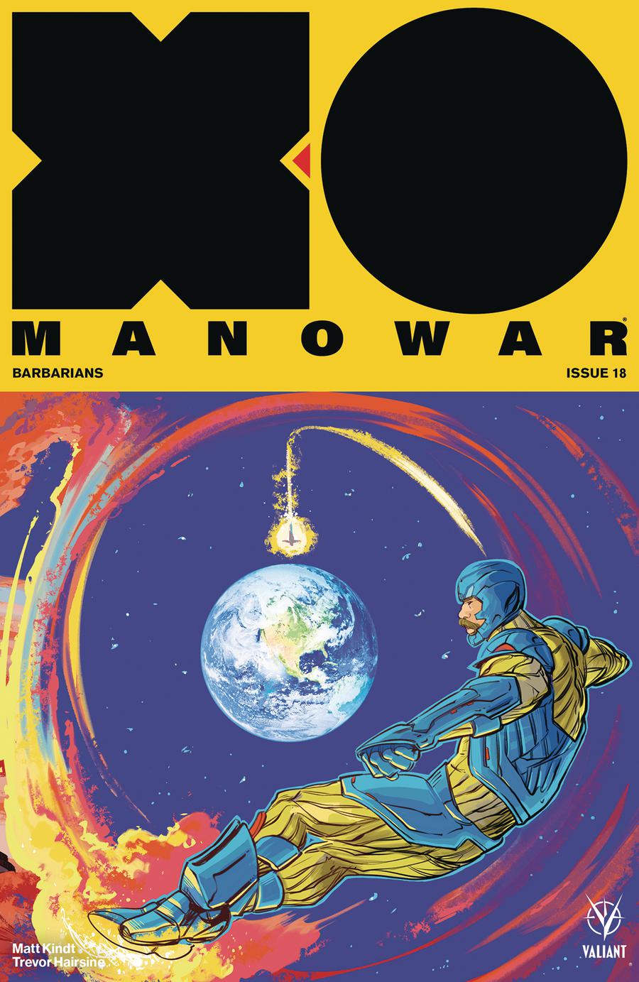X-O Manowar Vol 4 #18 Cover D Incentive Veronica Fish Interlocking Variant Cover