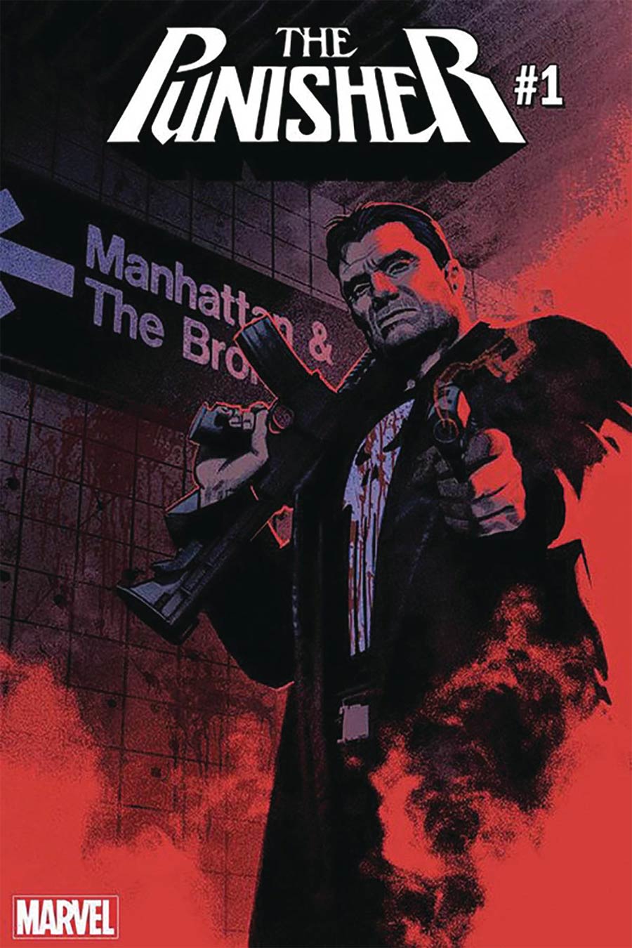Punisher Vol 11 #1 Cover H DF Signed By Matthew Rosenberg