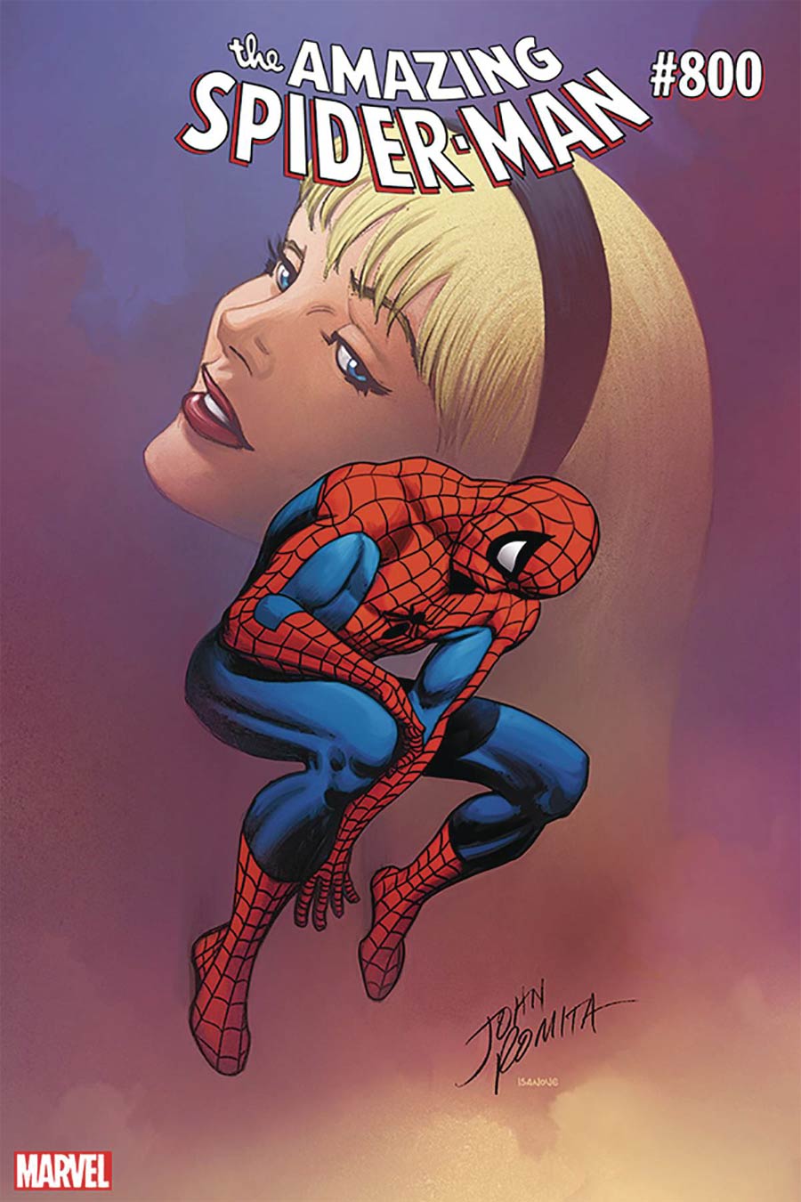 Amazing Spider-Man Vol 4 #800 Cover Z-D DF Signed By John Romita Sr