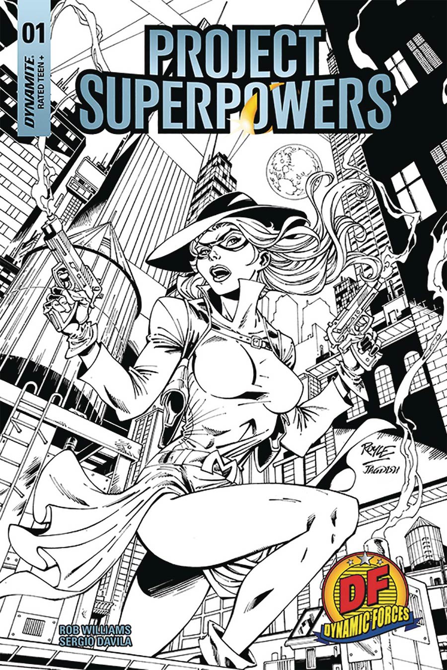 Project Superpowers Vol 3 #1 Cover N DF Exclusive John Royle Variant Cover