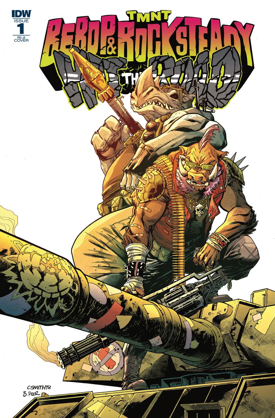 Teenage Mutant Ninja Turtles Bebop & Rocksteady Hit The Road #1 Cover C Incentive Cory Smith Variant Cover