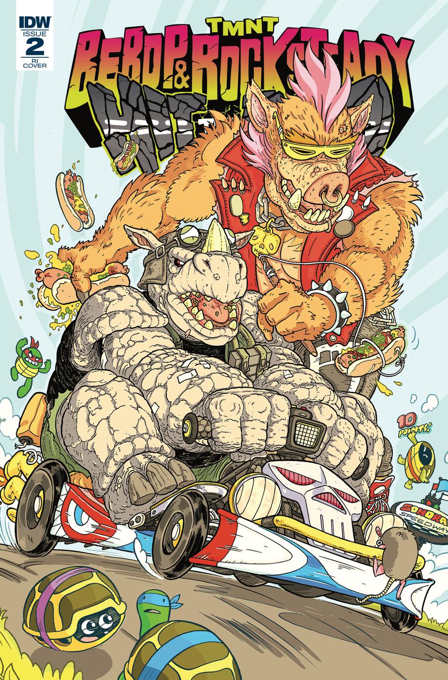 Teenage Mutant Ninja Turtles Bebop & Rocksteady Hit The Road #2 Cover C Incentive Ulises Farinas Variant Cover