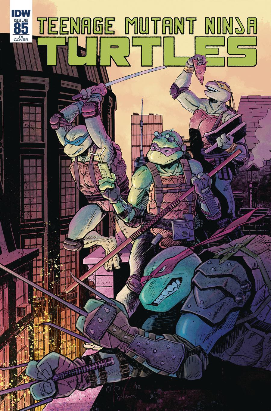 Teenage Mutant Ninja Turtles Vol 5 #85 Cover C Incentive David OSullivan Variant Cover