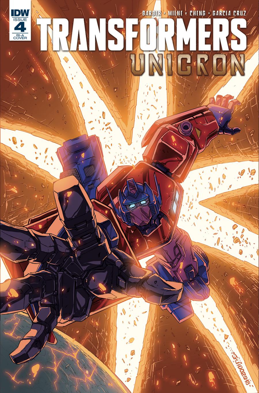 Transformers Unicron #4 Cover C Incentive Guido Guidi Variant Cover