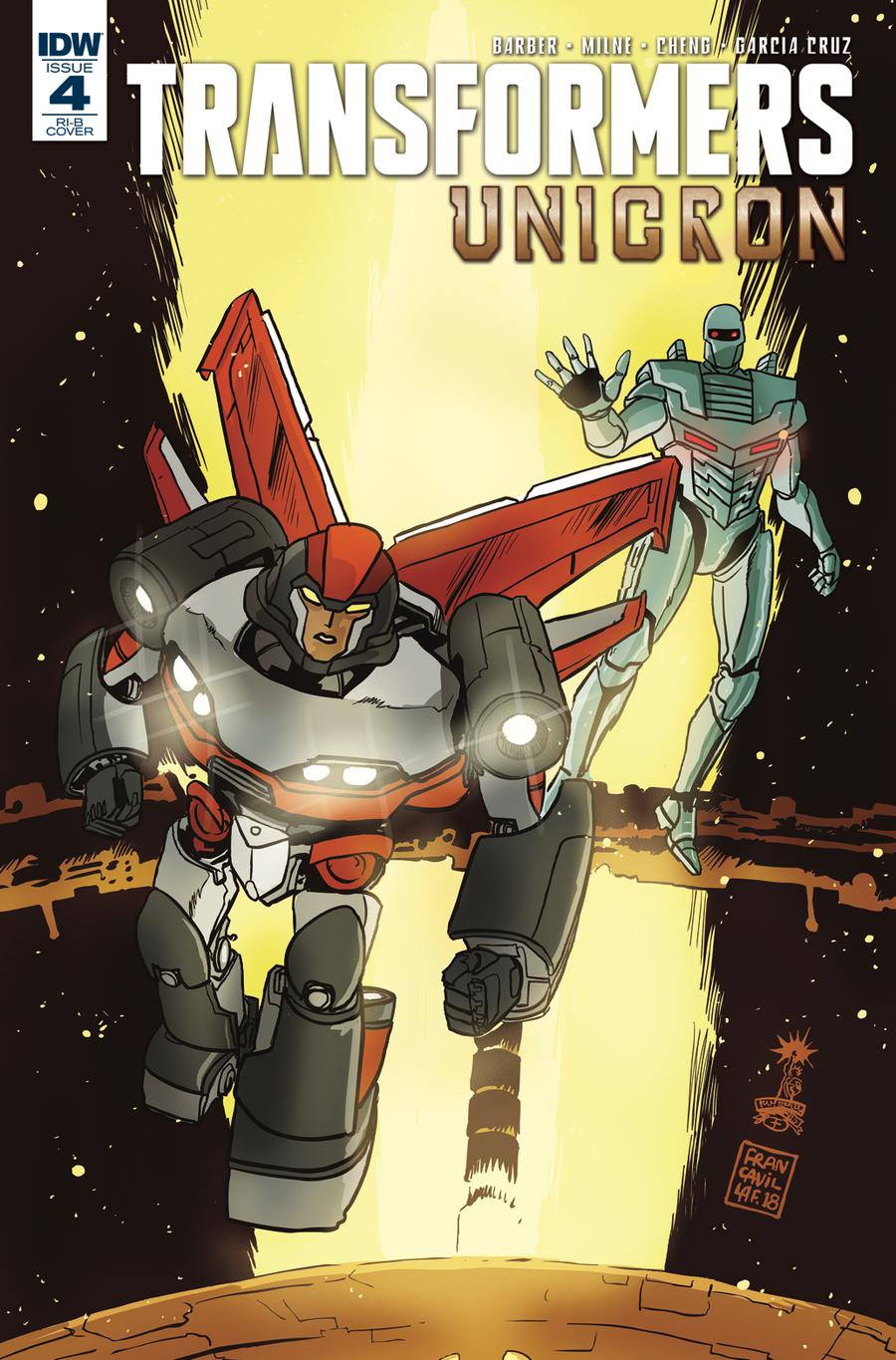 Transformers Unicron #4 Cover D Incentive Francesco Francavilla Variant Cover