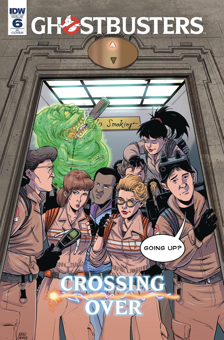 Ghostbusters Crossing Over #6 Cover C Incentive Brian Shearer Variant Cover