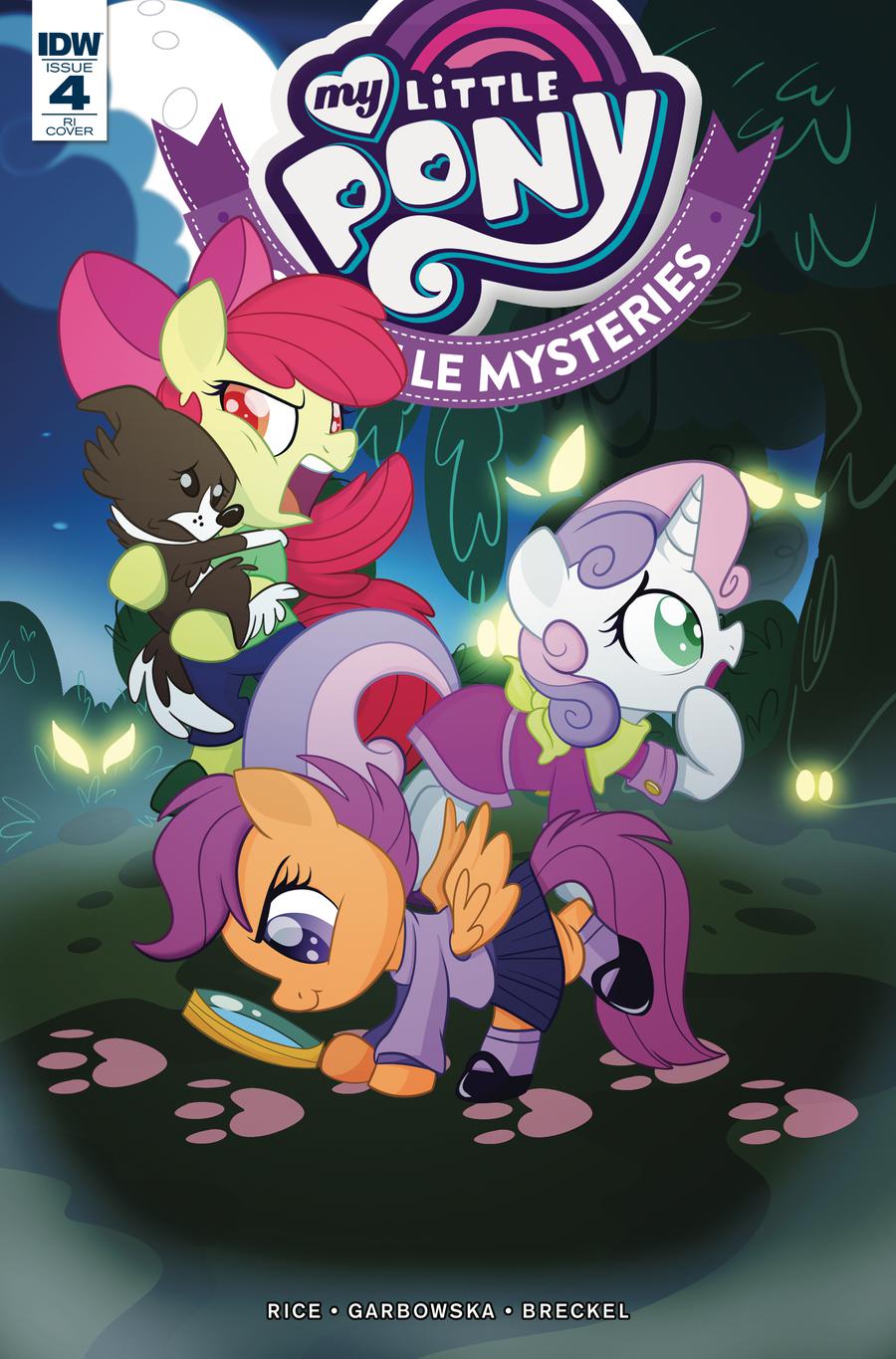 My Little Pony Ponyville Mysteries #4 Cover C Incentive Trish Forstner Variant Cover