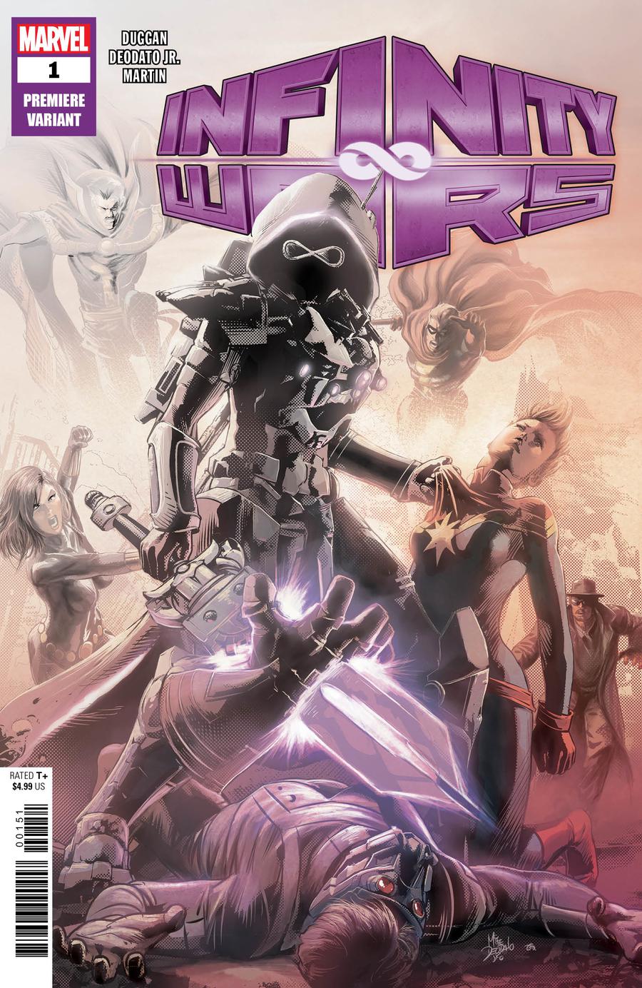 Infinity Wars #1 Cover J Incentive Mike Deodato Jr Premiere Variant Cover