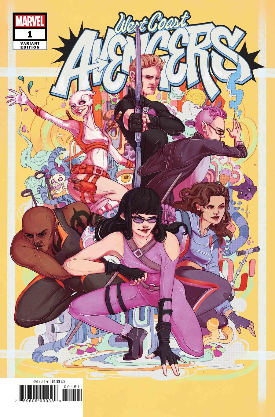 West Coast Avengers Vol 3 #1 Cover B Incentive Lauren Tsai Variant Cover