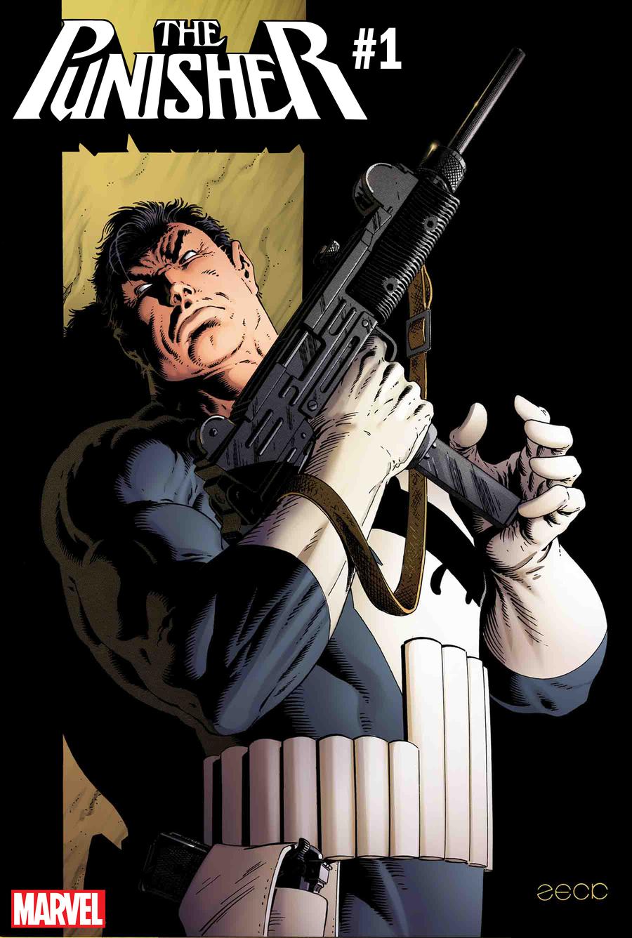 Punisher Vol 11 #1 Cover F Incentive Mike Zeck Hidden Gem Color Variant Cover