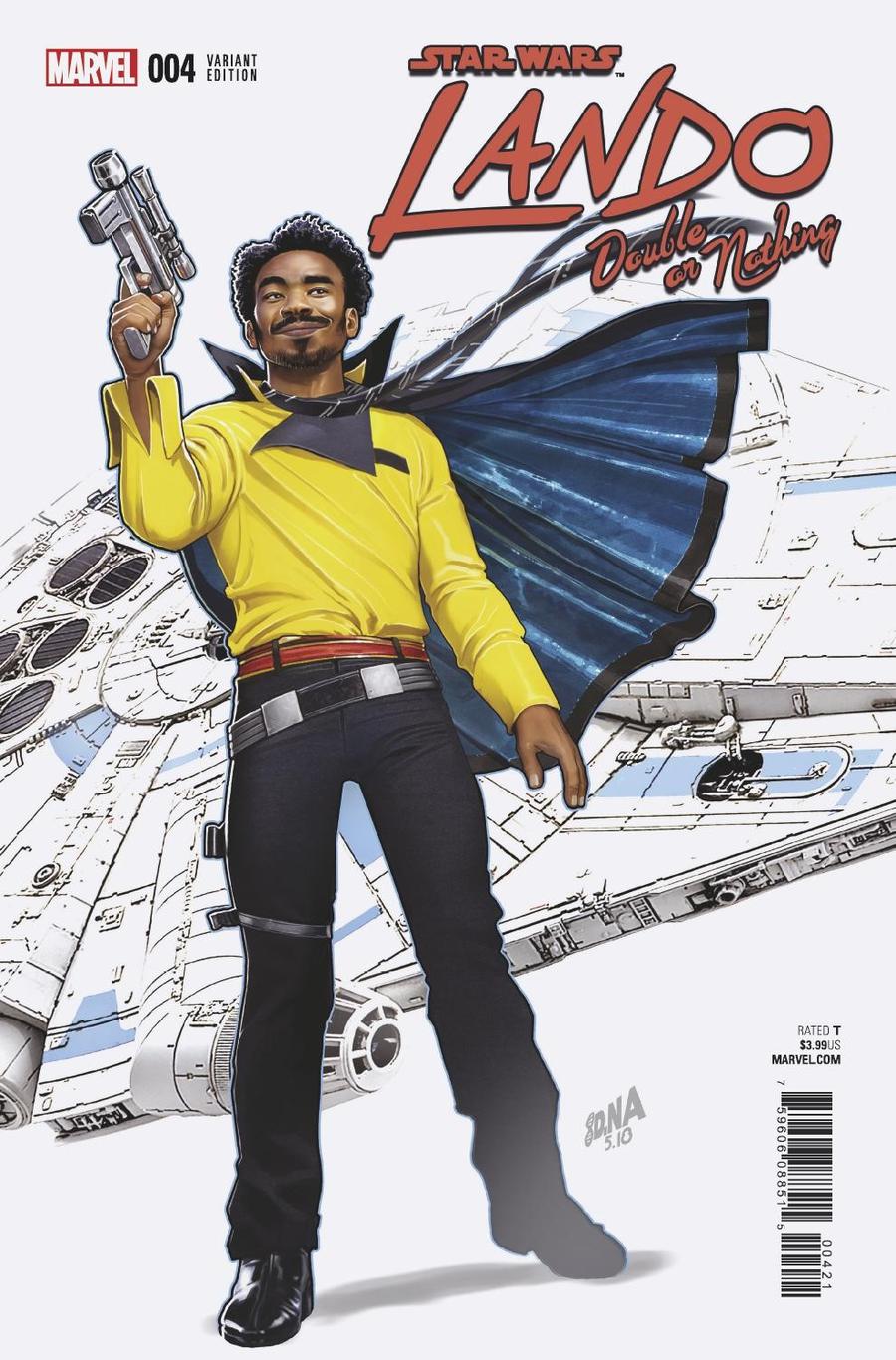 Star Wars Lando Double Or Nothing #4 Cover B Incentive David Nakayama Variant Cover