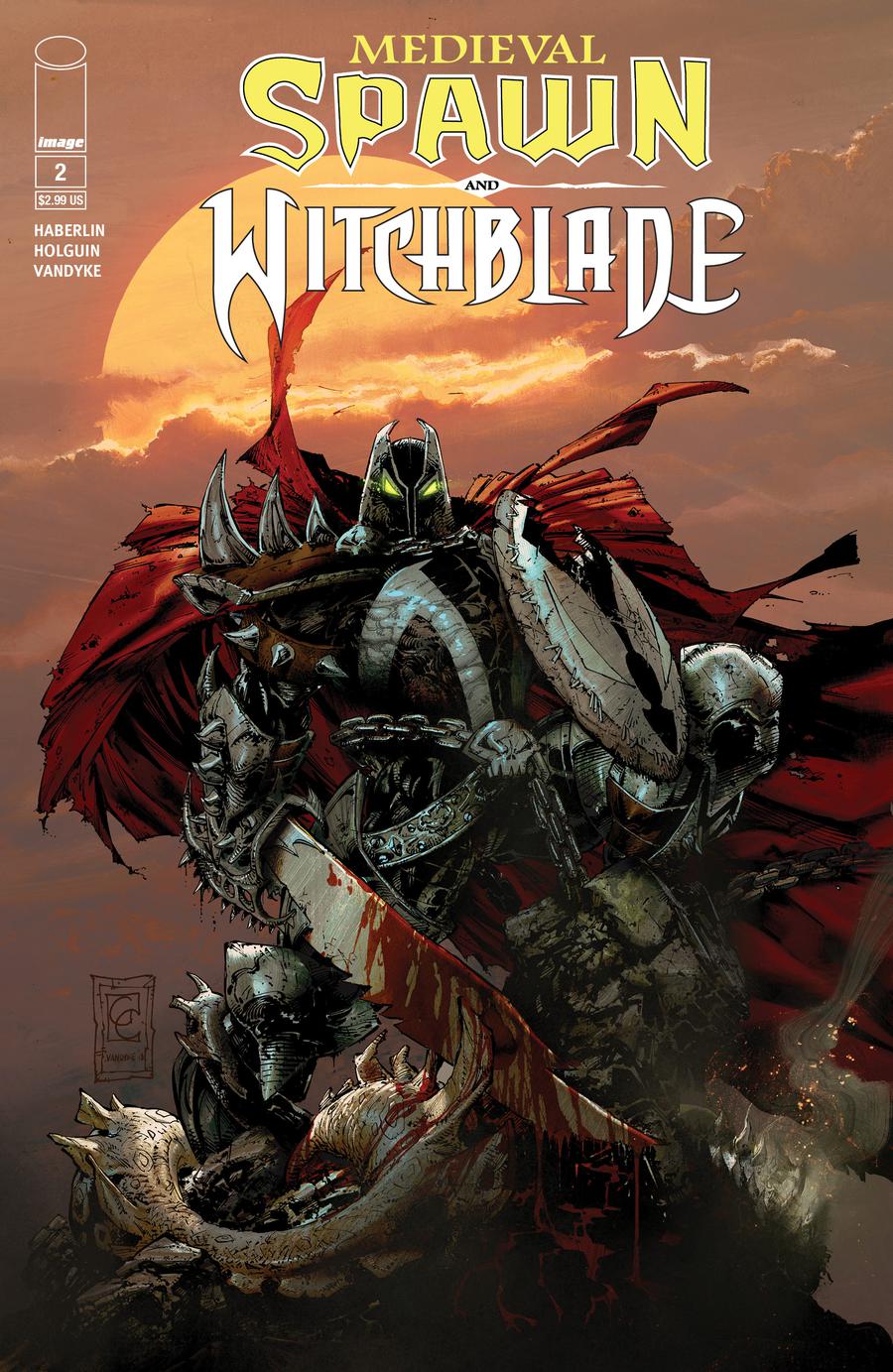 Medieval Spawn Witchblade Vol 2 #2 Cover B Variant Greg Capullo Color Cover