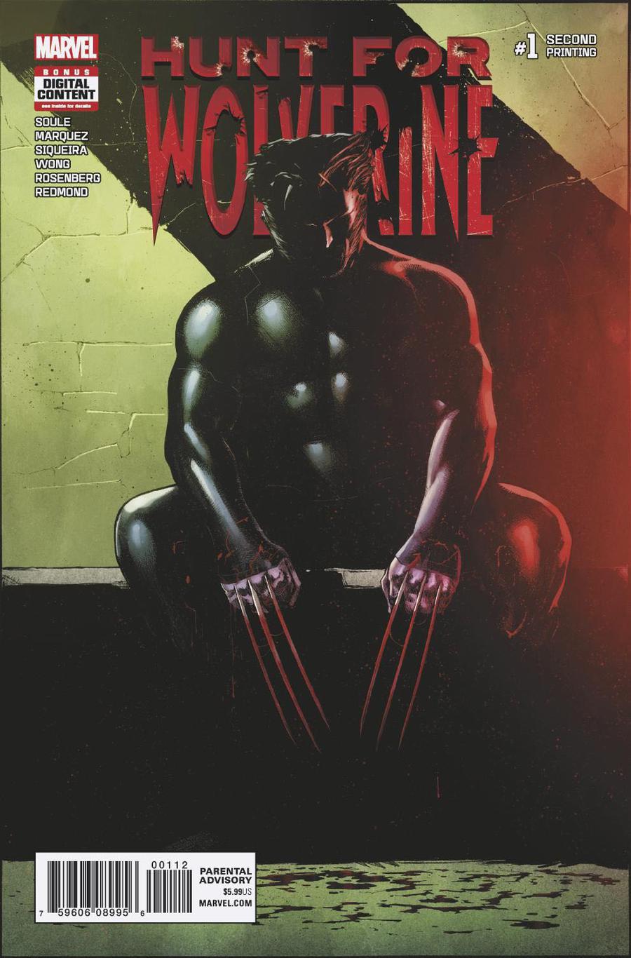 Hunt For Wolverine #1 Cover N 2nd Ptg Variant David Marquez Cover