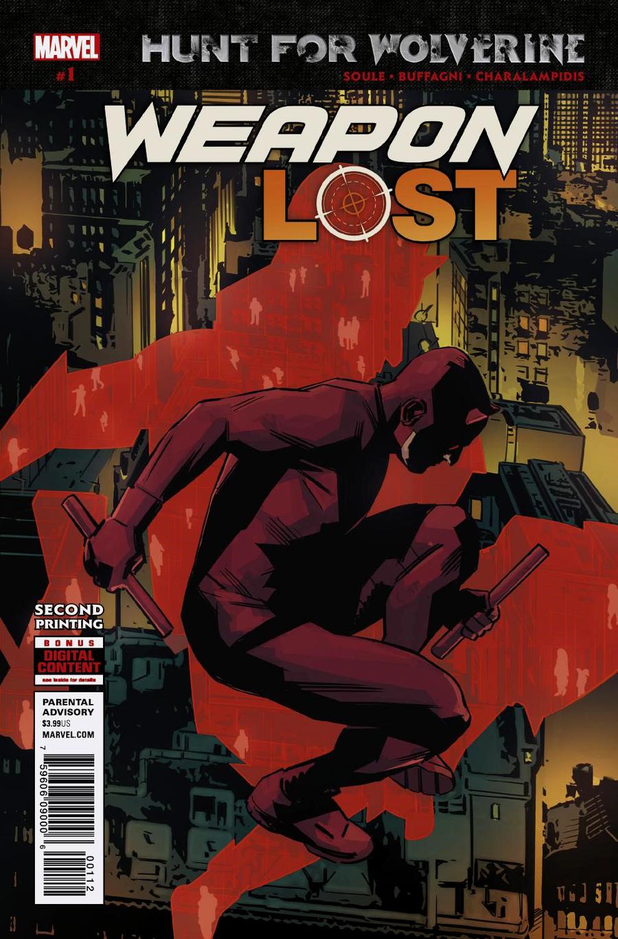 Hunt For Wolverine Weapon Lost #1 Cover D 2nd Ptg Variant Matteo Buffagni Cover