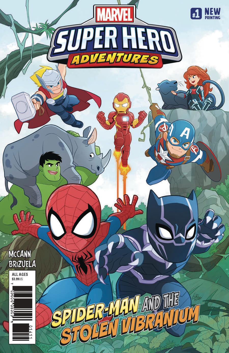 Marvel Super Hero Adventures #1 Spider-Man And The Stolen Vibranium Cover C New Printing