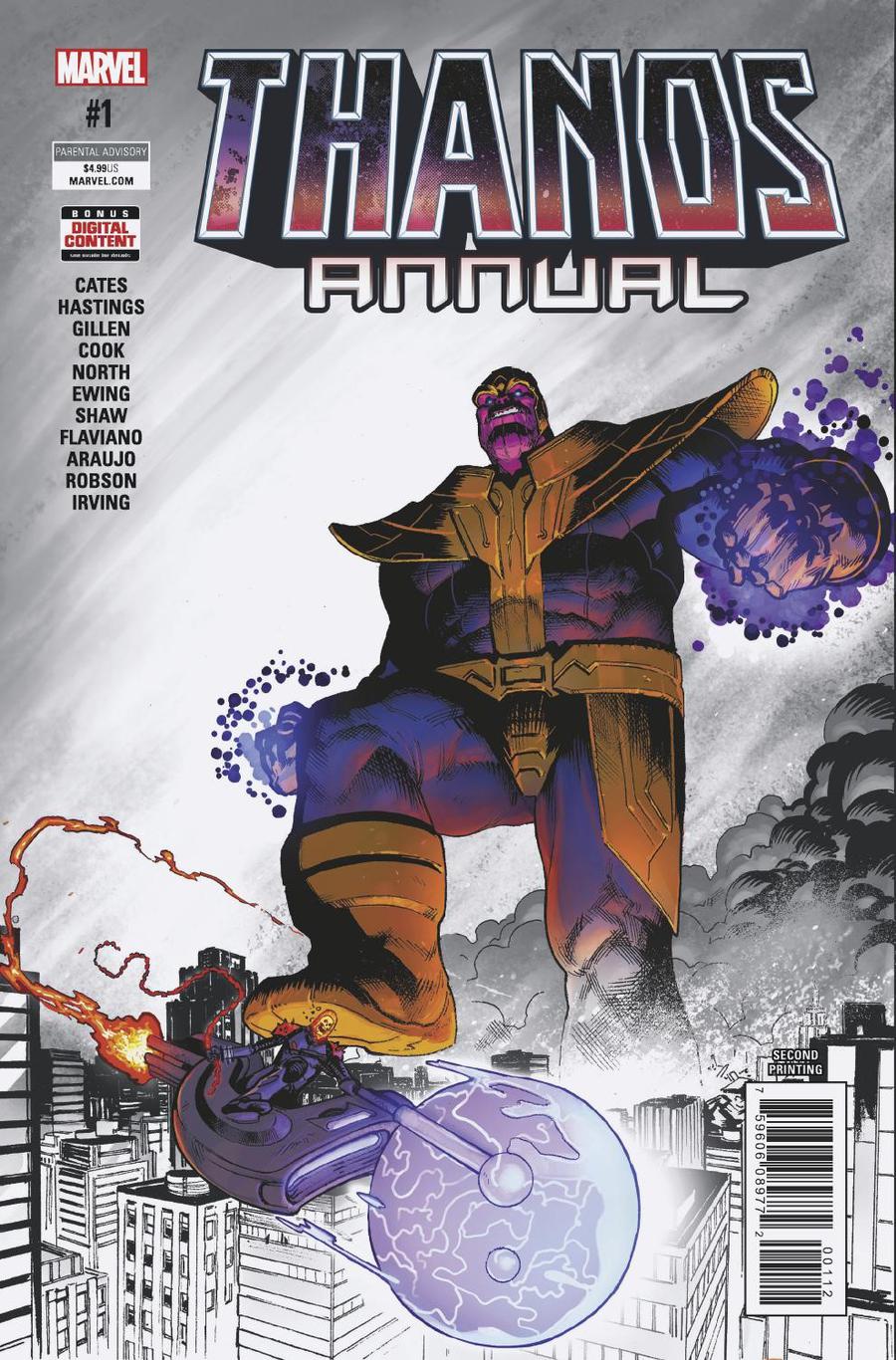 Thanos Vol 2 Annual #1 Cover C 2nd Ptg Variant Dale Keown Cover