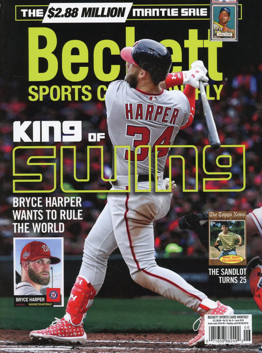 Beckett Sports Card Monthly #399 Vol 35 #6 June 2018