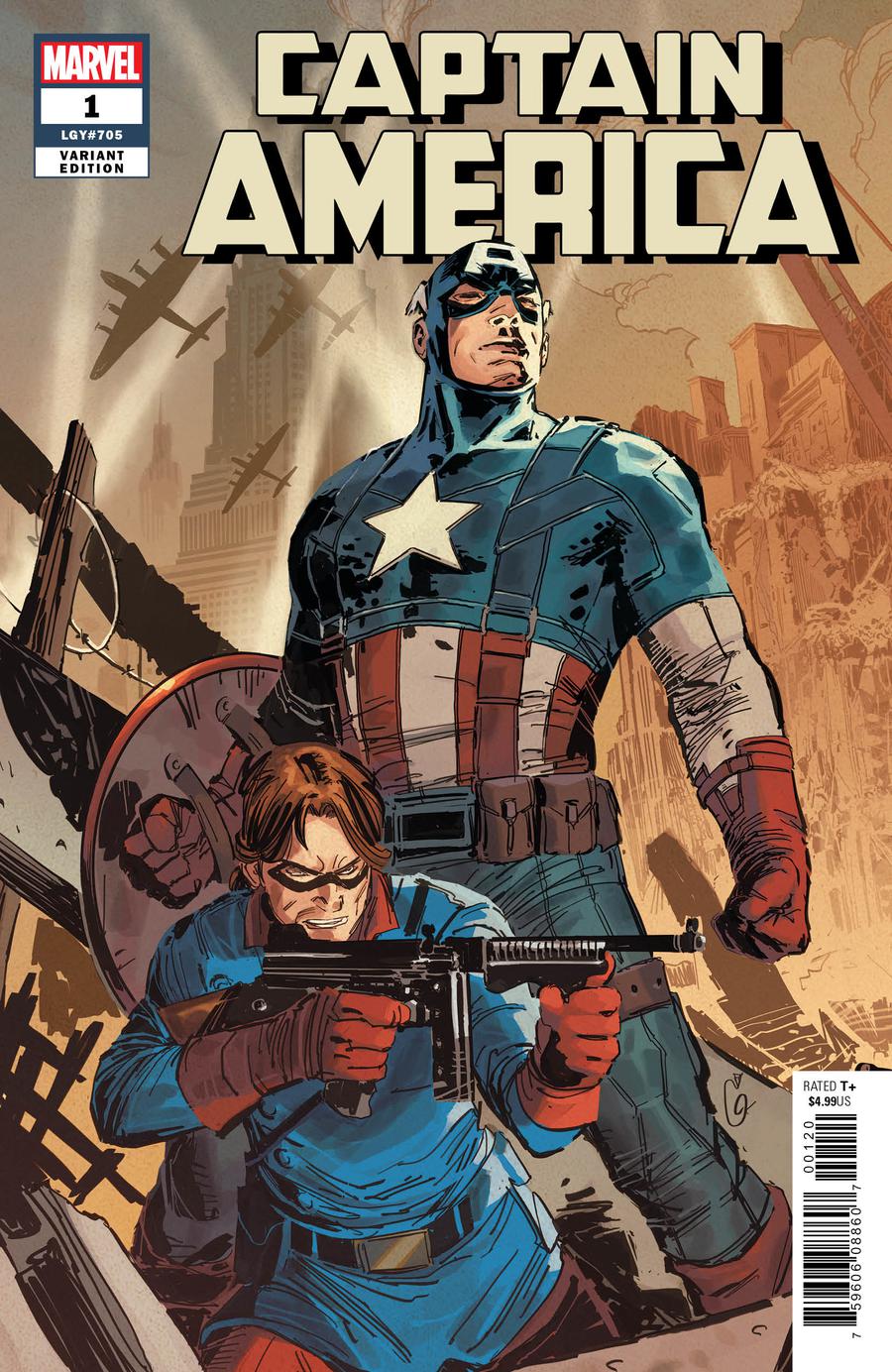 Captain America Vol 9 #1 Cover F Variant Ron Garney Cover