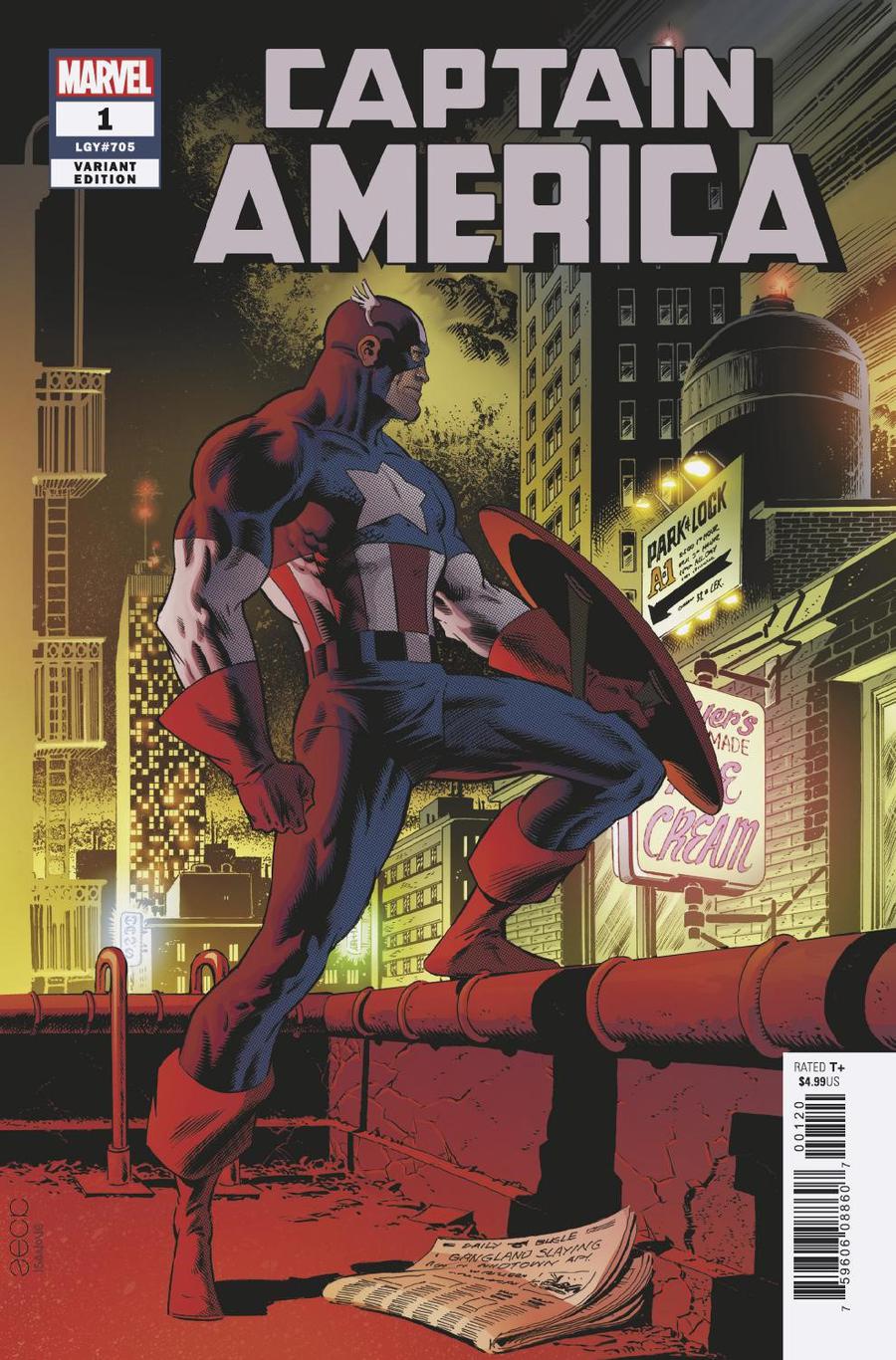 Captain America Vol 9 #1 Cover H Variant Mike Zeck Cover