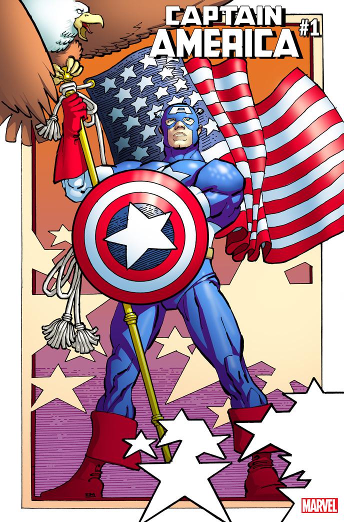 Captain America Vol 9 #1 Cover I Variant Frank Miller Remastered Color Cover