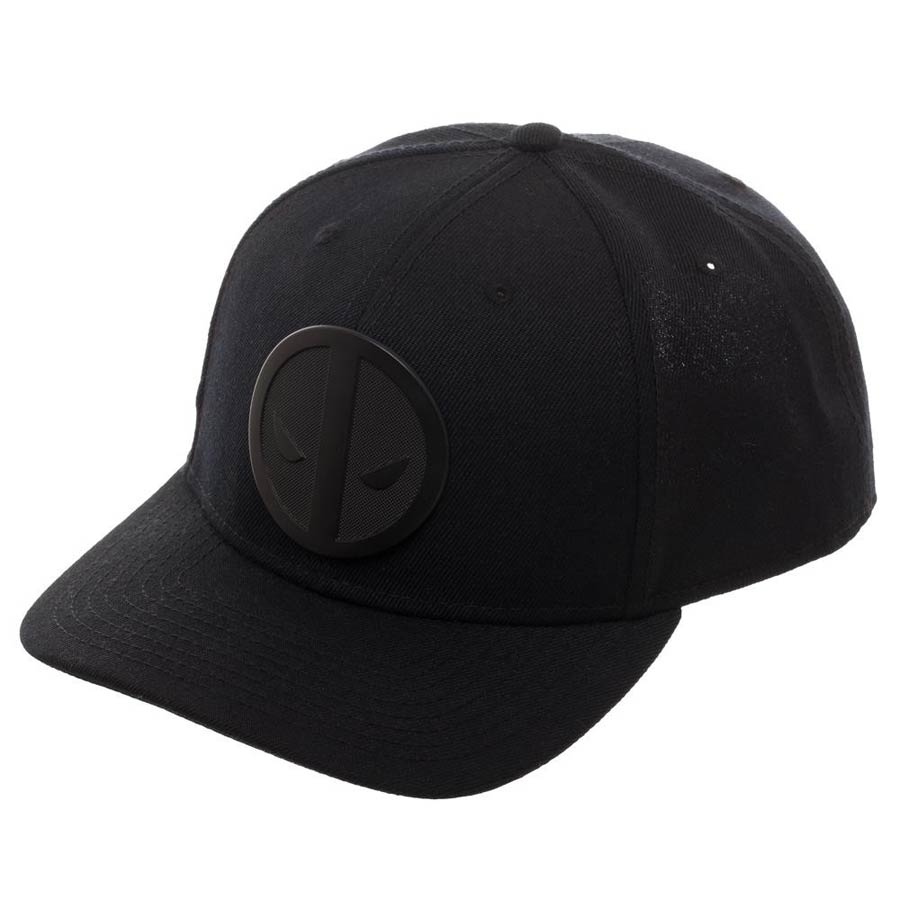 Deadpool Metal Badge Curved Snapback