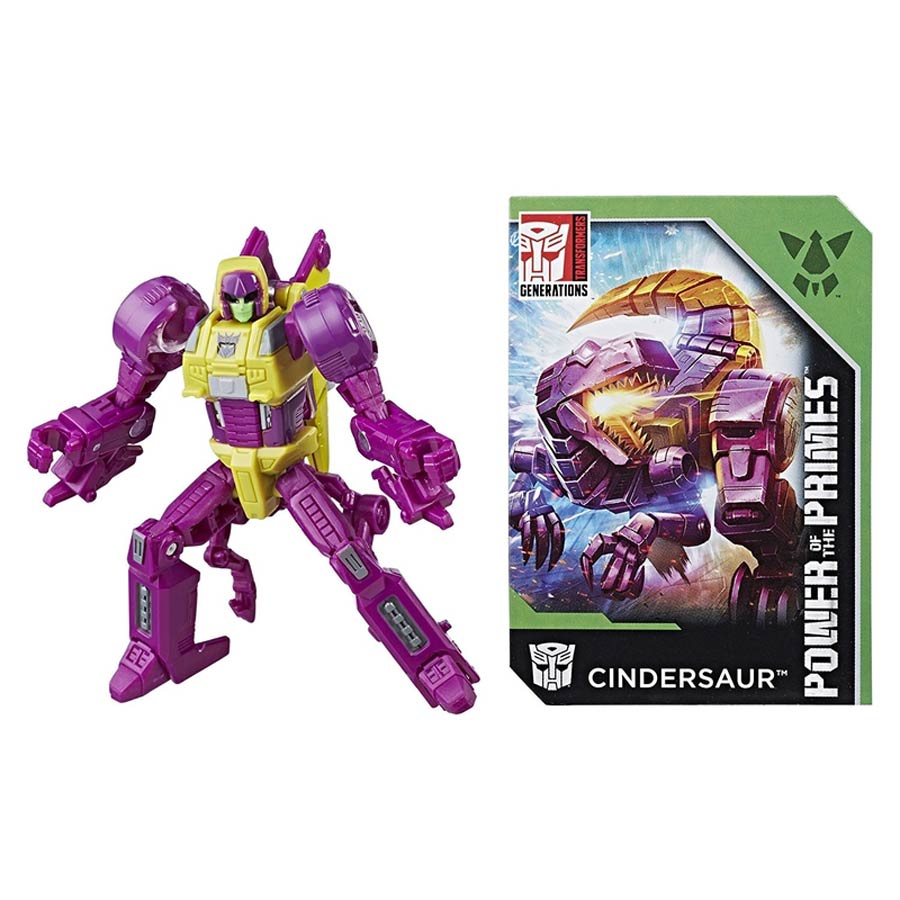 Transformers Power Of The Primes Legends Series Wave 3 Cindersaur Action Figure