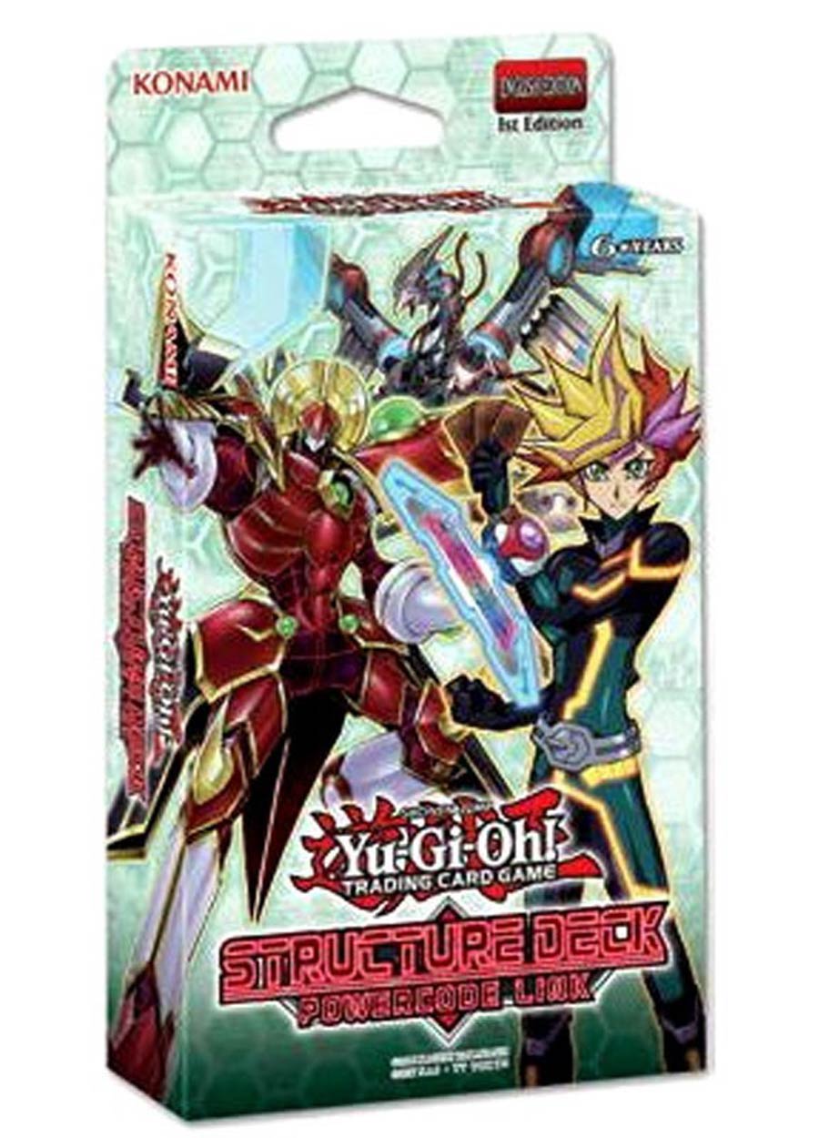 Yu-Gi-Oh Powercode Link Structure Deck Display Of 8 Decks