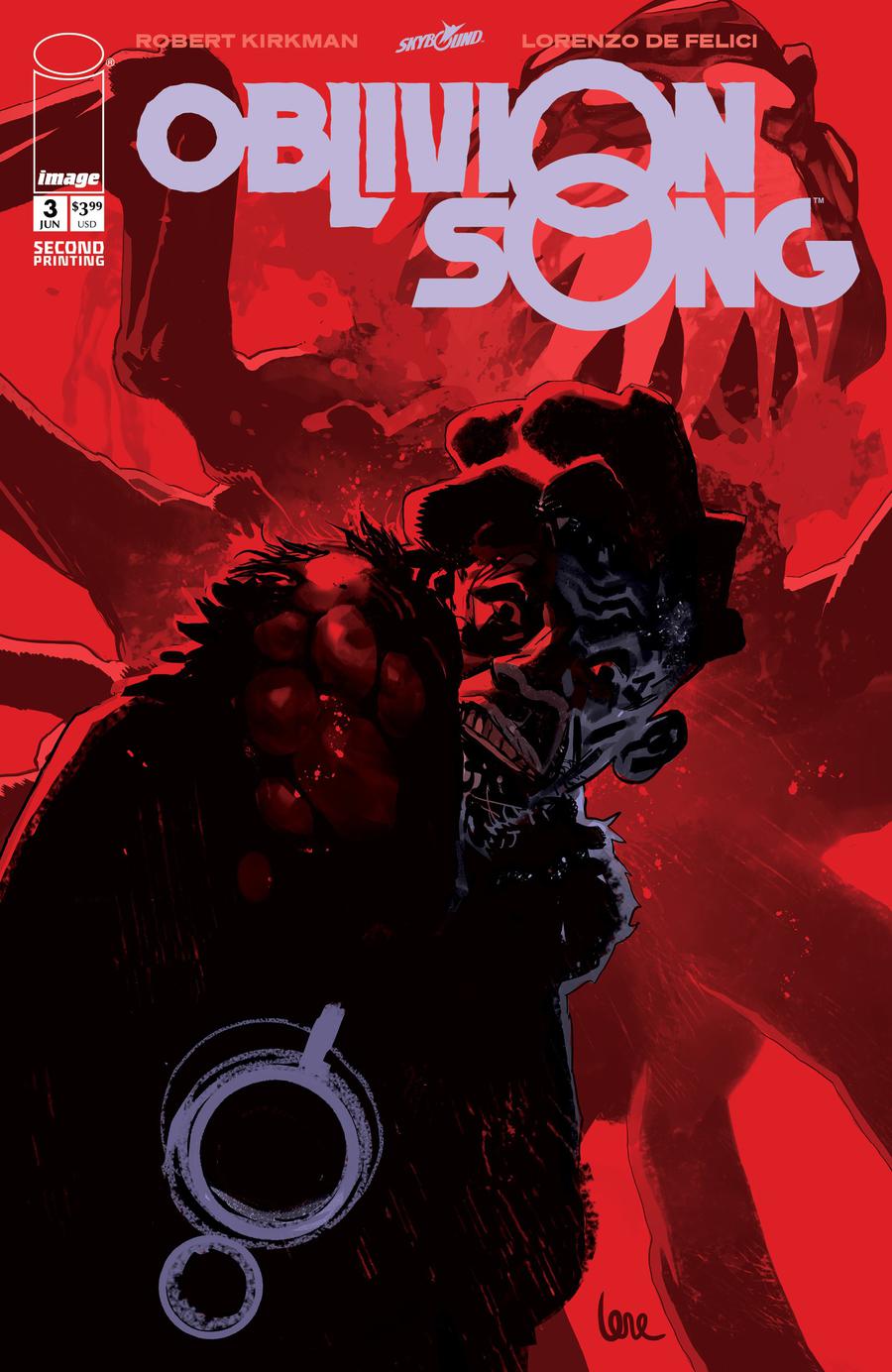 Oblivion Song By Kirkman & De Felici #3 Cover B 2nd Ptg Variant Lorenzo De Felici Cover