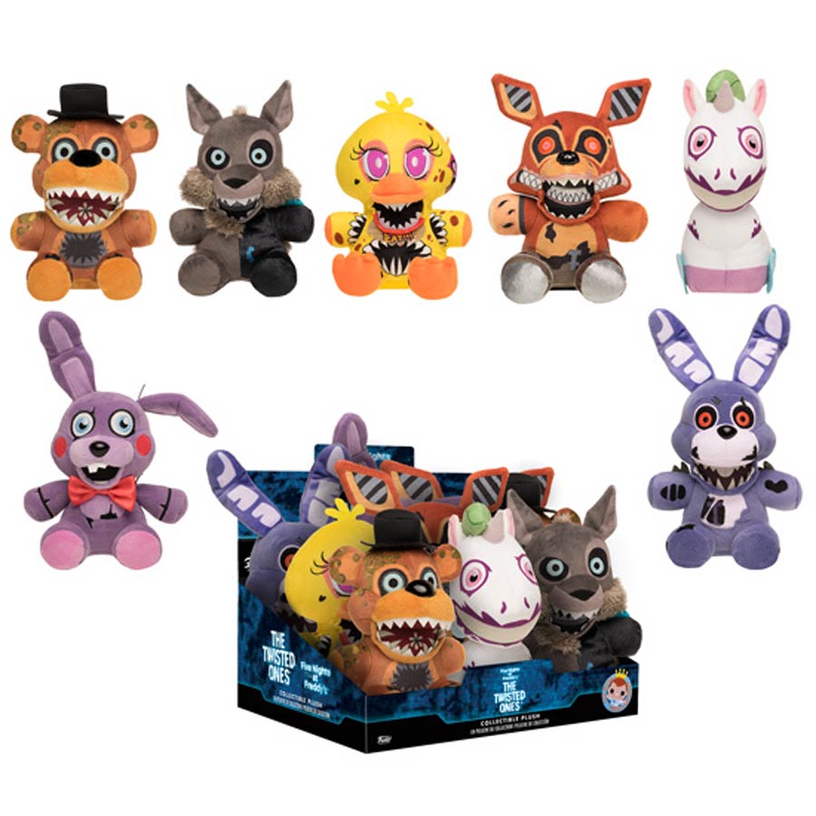 Five Nights At Freddys Twisted Ones Plush 9-Piece Assortment Case