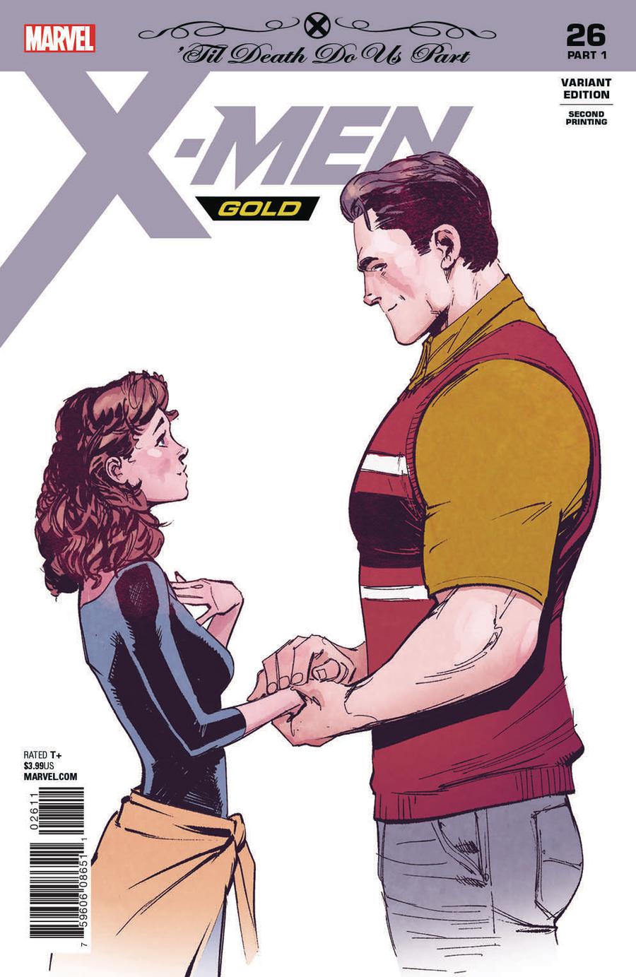 X-Men Gold #26 Cover B 2nd Ptg Variant David Marquez Cover (Til Death Do Us Part Part 1)