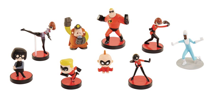 Incredibles 2 Mini Figure Wave 1 Blind Mystery Box Display