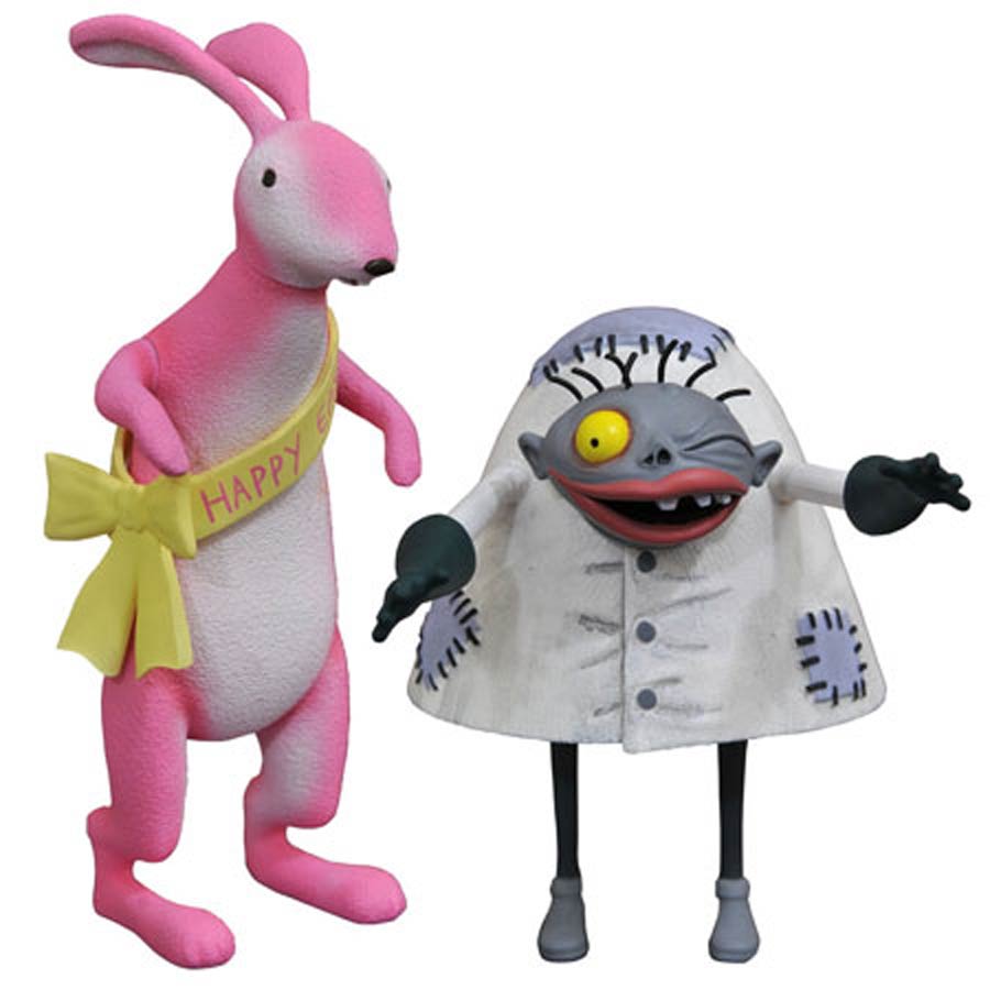 Nightmare Before Christmas Select Series 5 Action Figure - Easter Bunny With Igor