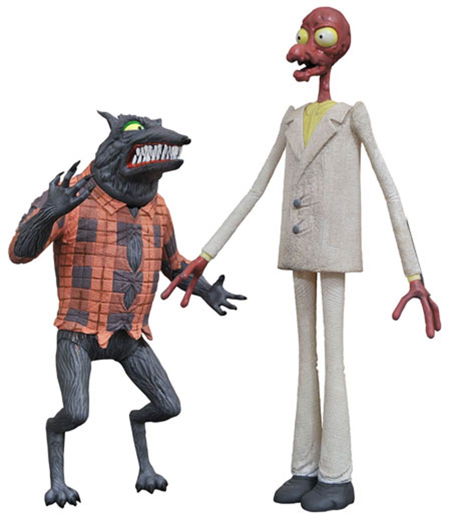 Nightmare Before Christmas Select Series 5 Action Figure - Wolfman With Melting Man