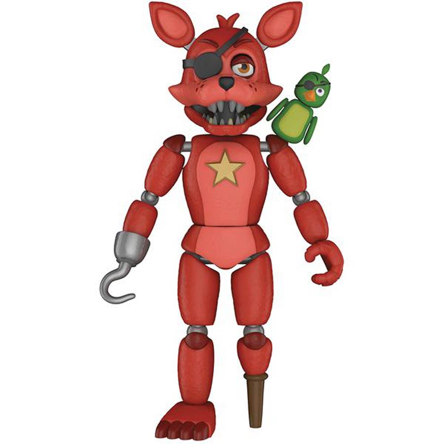 Five Nights At Freddys Pizza Sim Rockstar Foxy Action Figure