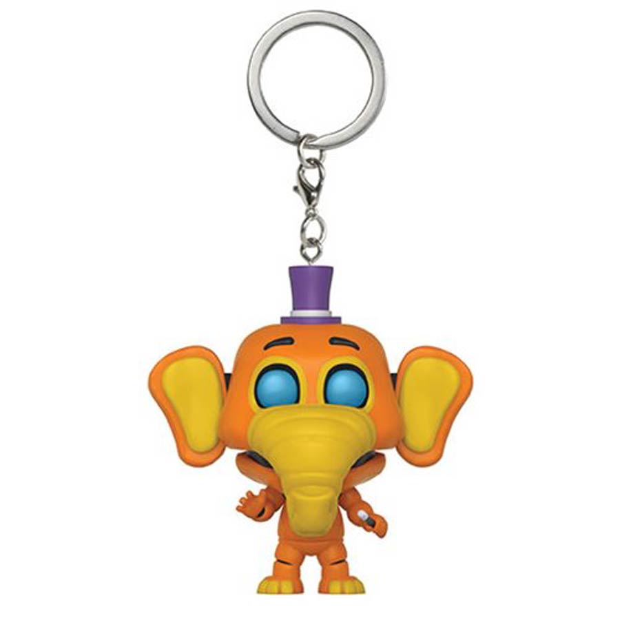POP Five Nights At Freddys Pizza Sim Orville Elephant Vinyl Pocket Keychain
