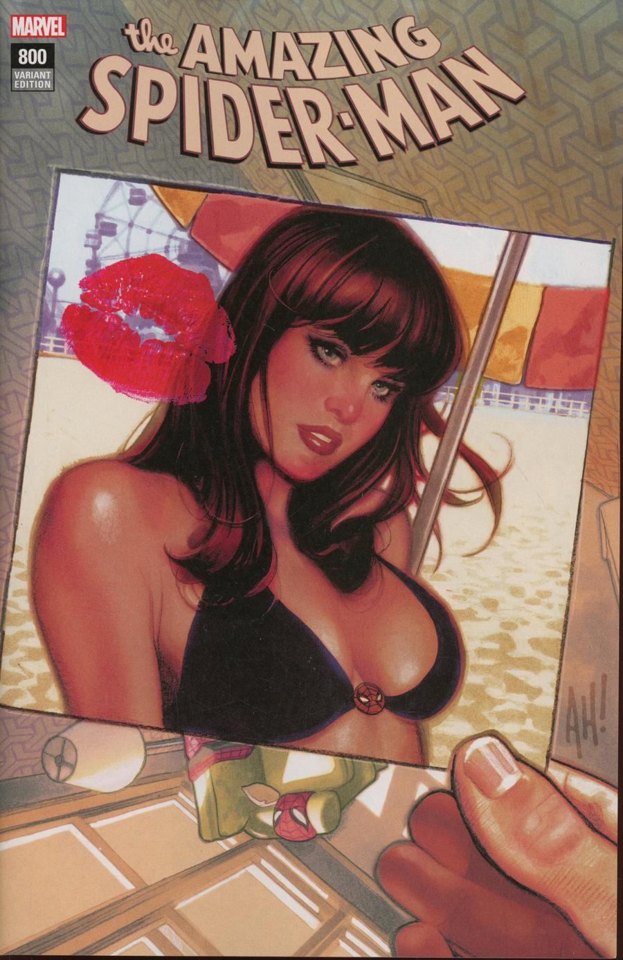 Amazing Spider-Man Vol 4 #800 Cover X Comic Sketch Art Exclusive Adam Hughes Variant Cover