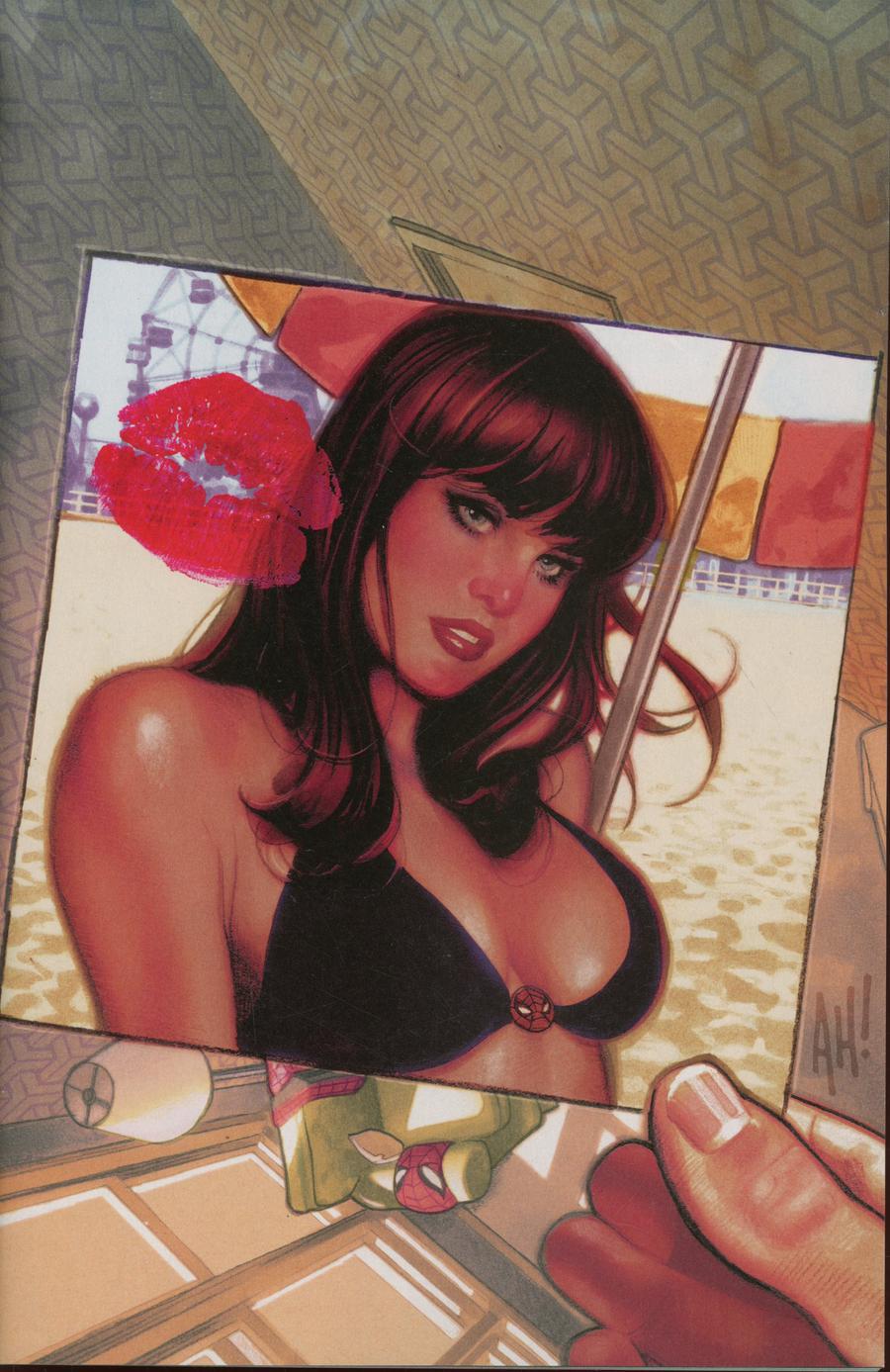 Amazing Spider-Man Vol 4 #800 Cover Z-A Comic Sketch Art Convention Exclusive Adam Hughes Color Virgin Variant Cover