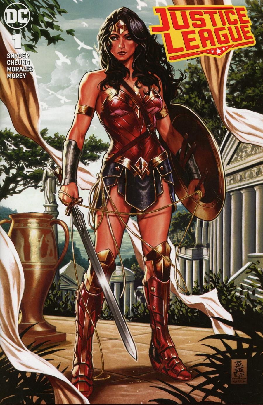 Justice League Vol 4 #1 Cover J Comic Sketch Art Exclusive Mark Brooks Red Armor Variant Cover