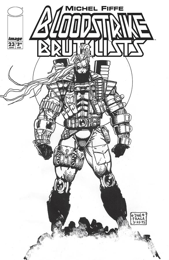 Bloodstrike #23 Cover D Variant Dan Fraga Black & White Cover