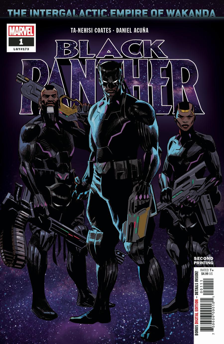 Black Panther Vol 7 #1 Cover M 2nd Ptg Daniel Acuna Cover