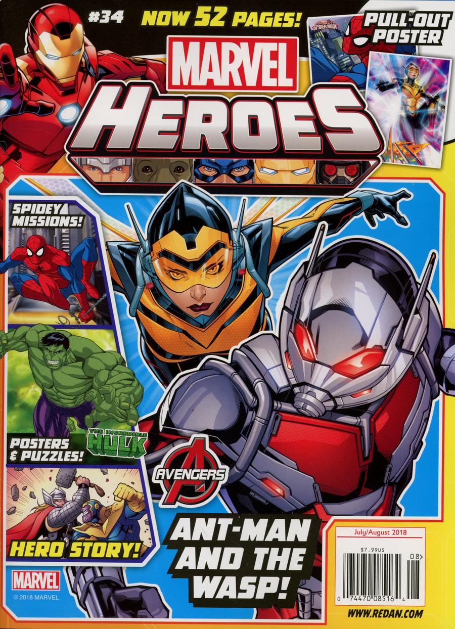Marvel Super-Heroes Magazine #34 July / August 2018