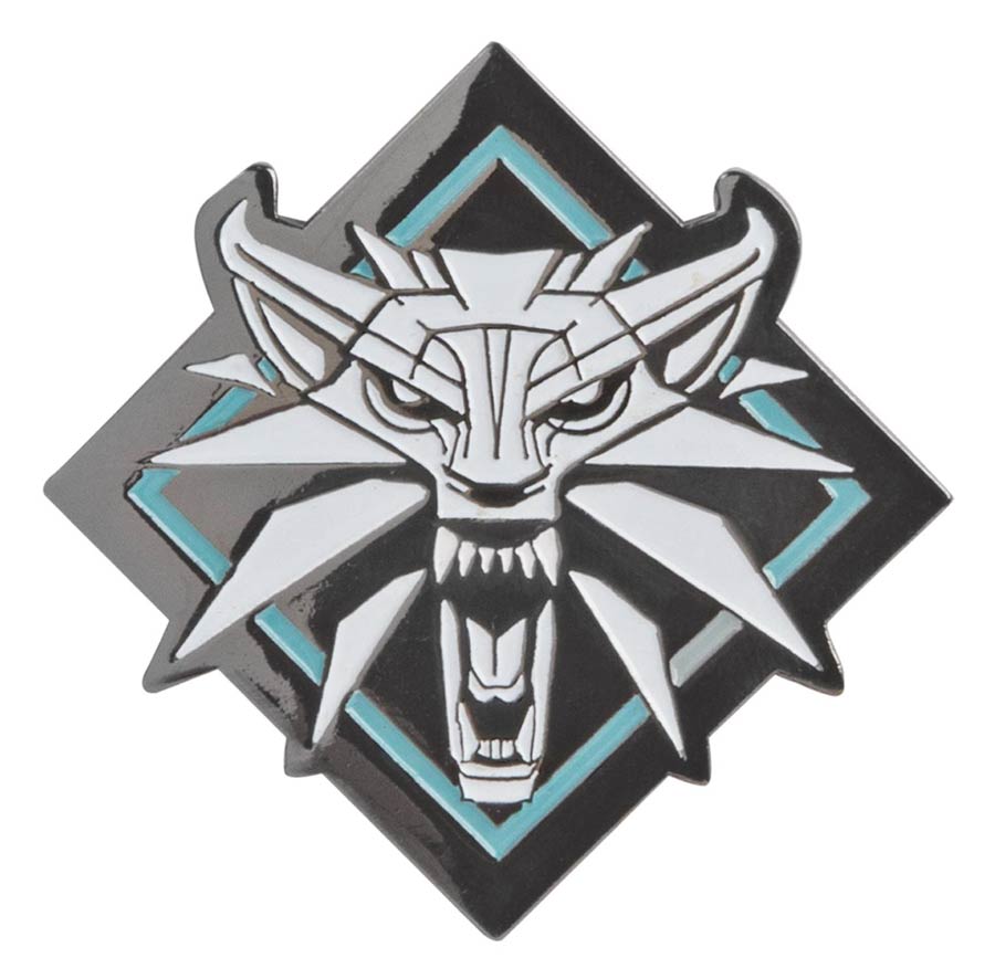 Witcher White Wolf Enamel Pin