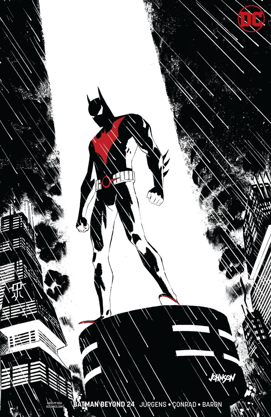 Batman Beyond Vol 6 #24 Cover B Variant Dave Johnson Cover