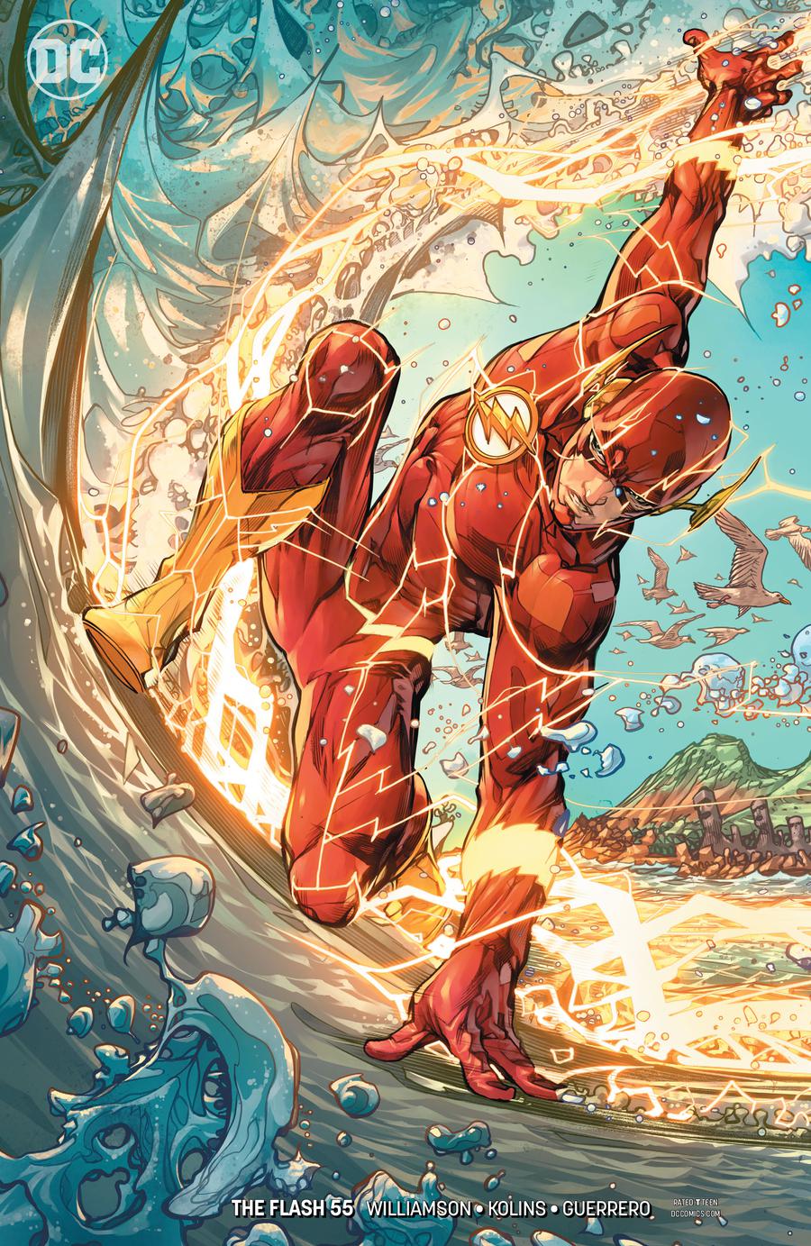 Flash Vol 5 #55 Cover B Variant Howard Porter Cover