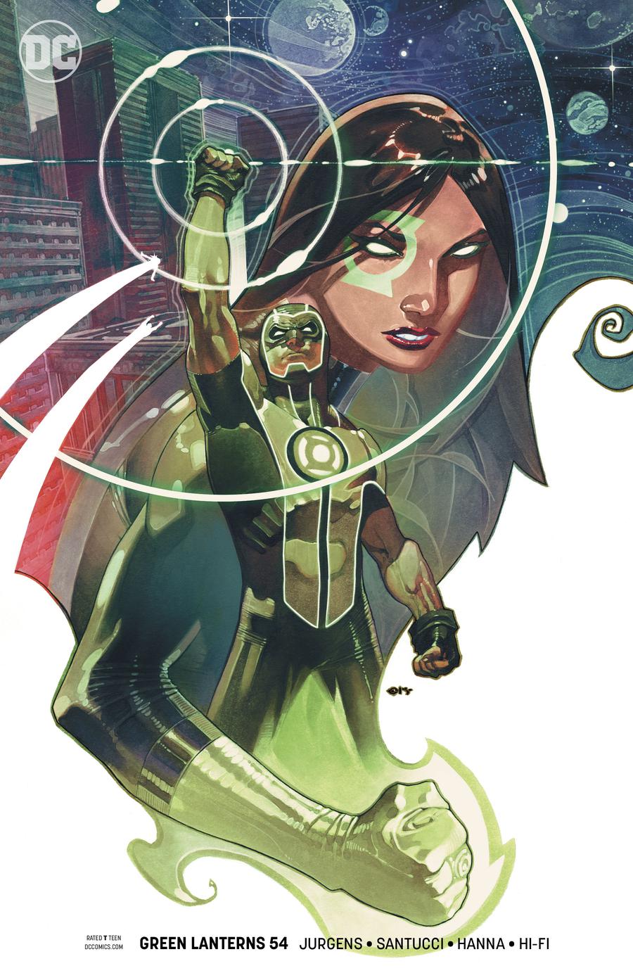 Green Lanterns #54 Cover B Variant Chris Stevens Cover