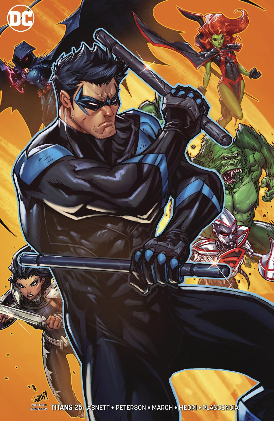 Titans Vol 3 #25 Cover B Variant Jonboy Meyers Cover