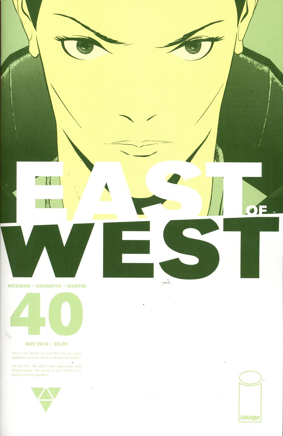 East Of West #40 Cover A Regular Nick Dragotta Cover