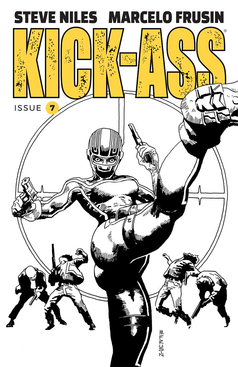 Kick-Ass Vol 4 #7 Cover B Variant Marcelo Frusin Sketch Cover